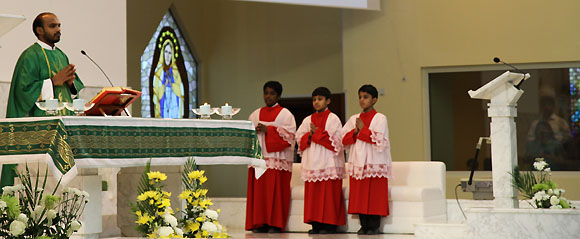 Catholic Service in Muscat, Oman