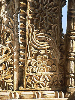 carvings at an Omani door