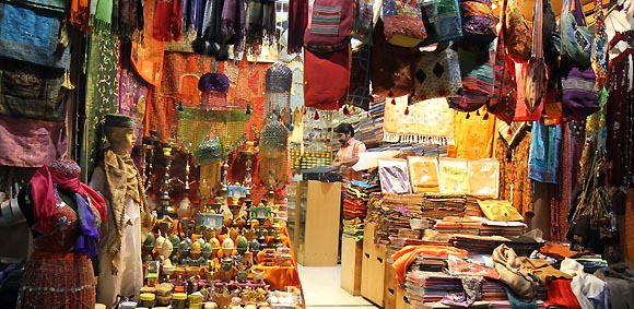 in the souk of Mutrah, Muscat, Oman